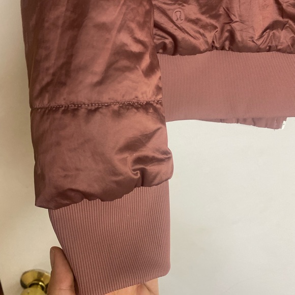LULULEMON JACKET | Dusty Rose Bomber Size 4 - Picture 13 of 15